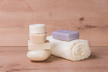 Fototapeta na wymiar Homemade natural soap