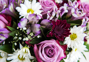 Bouquet of pink flowers