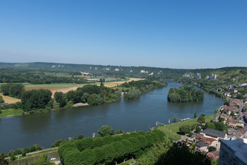 Fototapeta na wymiar The Seine from Chateau Gaillard 2