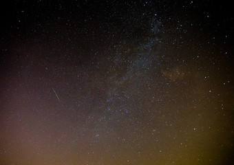 étoile filante-voie lacté-M31