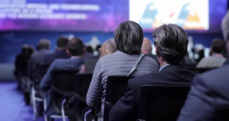 Business People Seminar Conference Meeting Office Training Concept