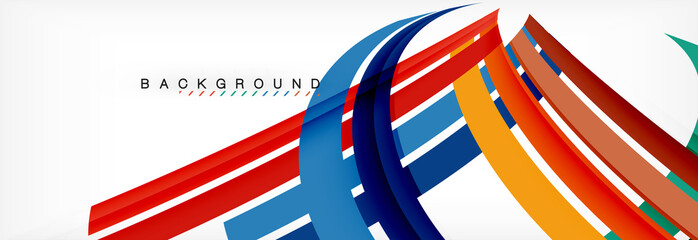 Minimal line design abstract background