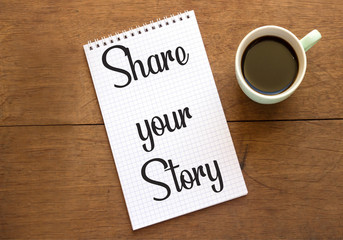 Share your Story on notebook