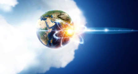 Astronomy concept backdrop. 3d rendering