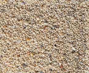 The small rolled sand from Cleopatra's, Turkey beach