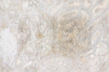 old cement wall or floor cracked for loft interior or exterior decor texture background and wallpaper retro style