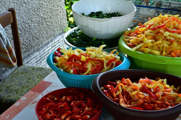 paprika tomatoe for vegetarian cooking