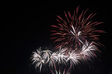 Fireworks With Black Background