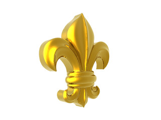 Goldene Französische Lilie