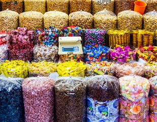 candy and other sweets sold by weight