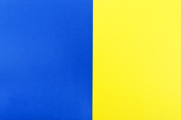 Yellow-blue background. Free space for your project. Two-color abstract background.