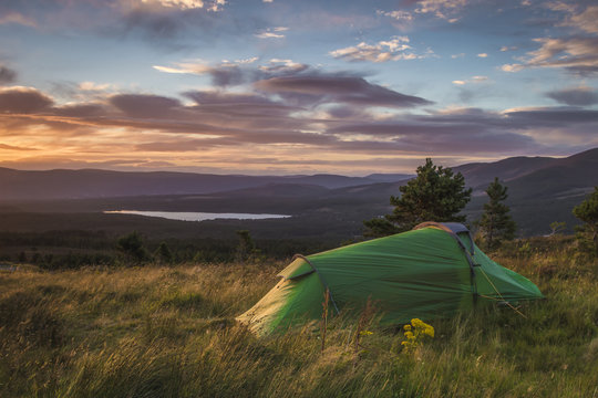 Camping In The Cairngorms