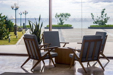 Generic Tropical Hotel Lobby Light Contemporary Vacation