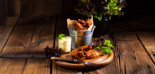 savory spiced chicken wings from the oven
