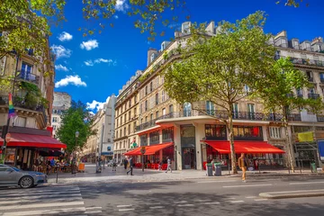 Fotobehang Street in Paris © adisa