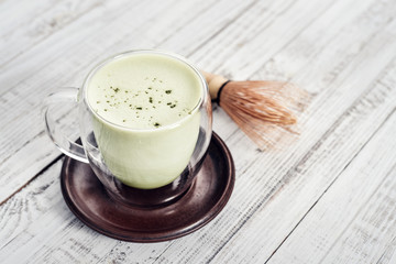 Matcha green tea latte