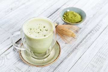Matcha green tea latte
