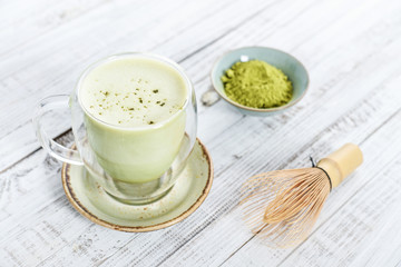 Matcha green tea latte