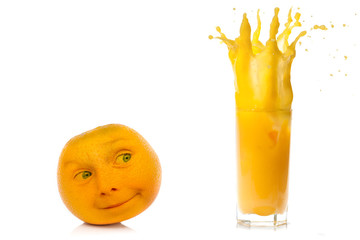 splash of orange juice