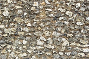 Old flint wall 