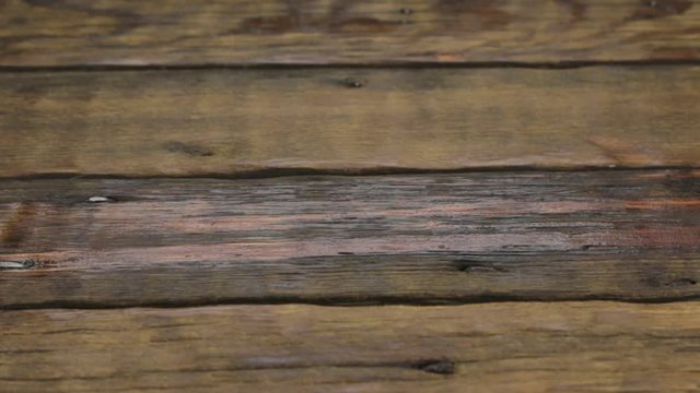 Wood texture background. Wooden planks background, weathered, with nails. Slider shot.