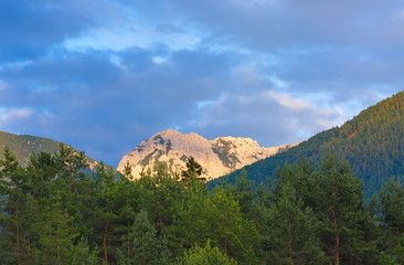 Berg Hochobir Sonnenuntergang