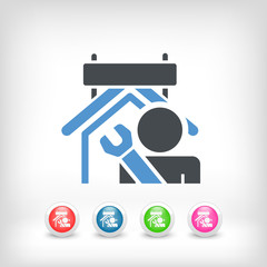 Industry concept icon illustration