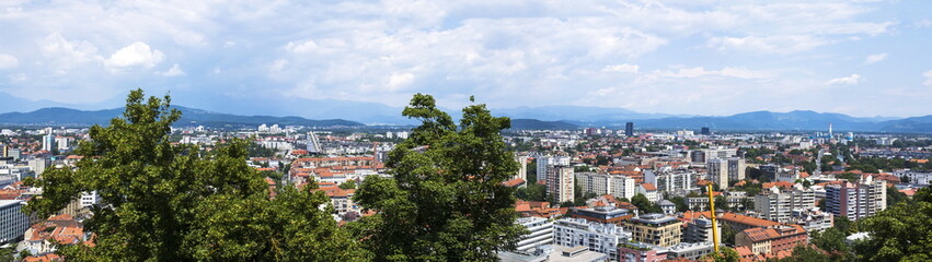 Naklejka premium Ljubljana, Slovenia