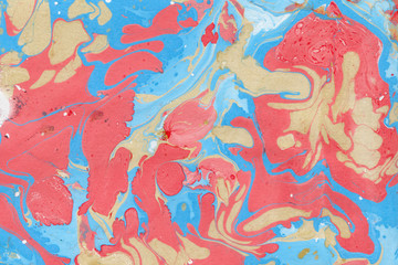 Colorful marble ink textures on a background
