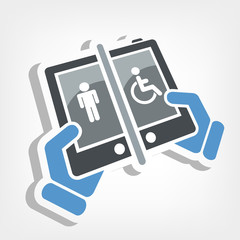 Obraz premium Disabled device