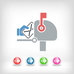 Mail box icon