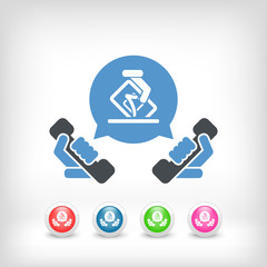 Phone line for elections