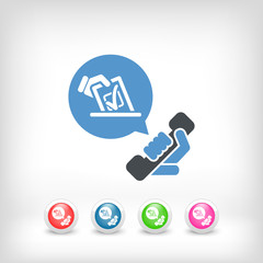 Phone line for elections