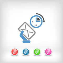 Fototapeta premium Postal fast service