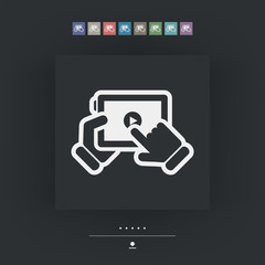 Multimedia player icon