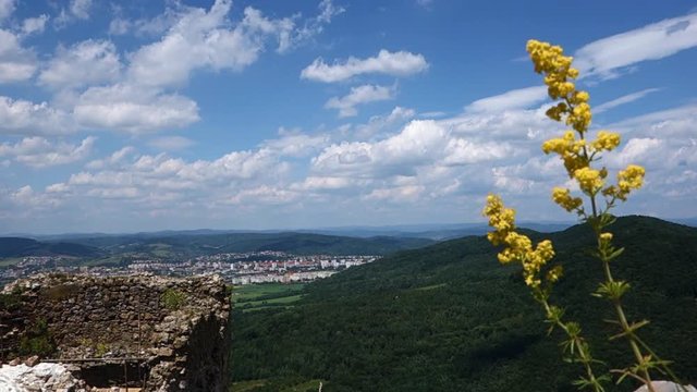 View from Jasenov Castle