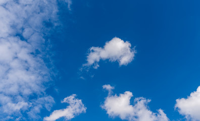 blue sky with cloud