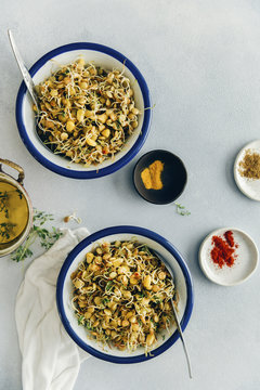 Sprouted Lentils