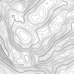 Vector contour topographic map background. Topography and geography map grid abstract backdrop. Business concept. Vector illustration