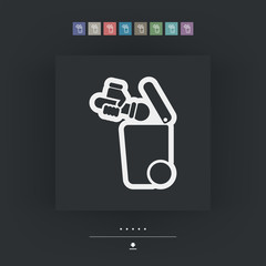 Separate waste collection icon