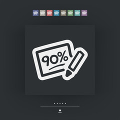 Discount label icon