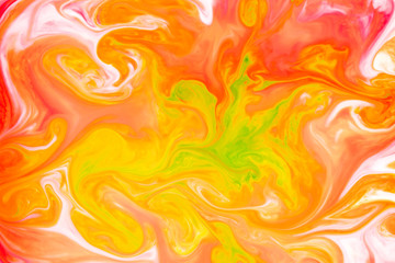 Abstract colors, backgrounds and textures. Food Coloring in milk. Food coloring in milk creating bright colorful abstract backgrounds. Colorful chemical experiment