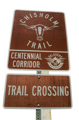 Chisholm Trail Sign