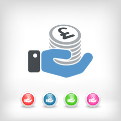 Financial icon - Sterling