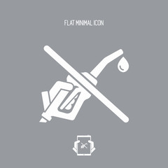 Fuel stop - Flat icon