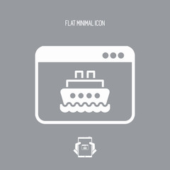 Boat web service icon