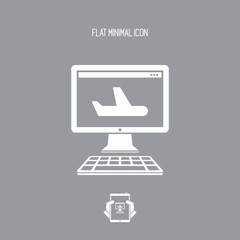 Airline web services icon