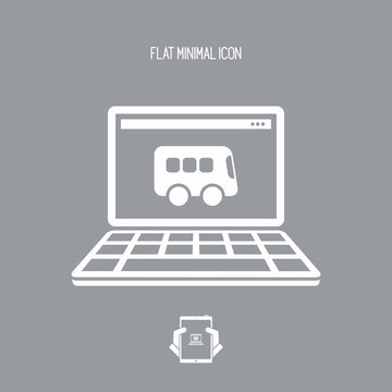 Bus web service icon