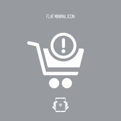 Shopping alert notice icon