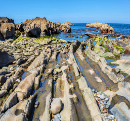 Spanien - Baskenland - Flysch in Zumaia